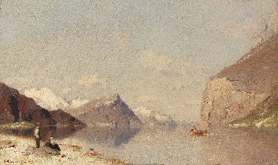 17-19世纪世界风景油画精选高清图集21 (6)的油画作品-风景第三季 (407)