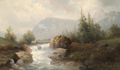 17-19世纪世界风景油画精选高清图集21 (6)的油画作品-风景第三季 (410)