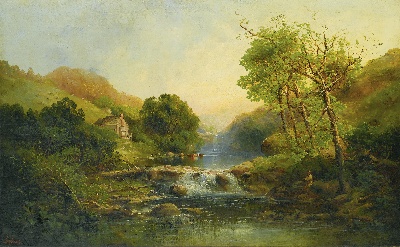 17-19世纪世界风景油画精选高清图集21 (6)的油画作品-风景第三季 (495)