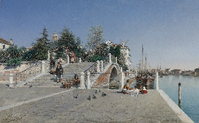17-19世纪世界风景油画精选高清图集21 (6)的油画作品-风景第三季 (496)