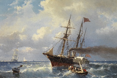 17-19世纪世界风景油画精选高清图集21 (6)的油画作品-风景第三季 (499)