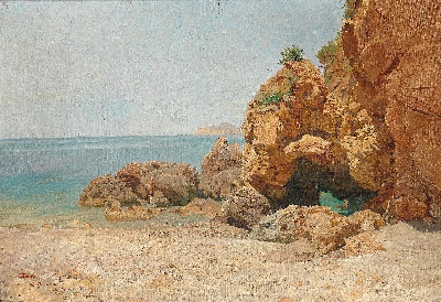 17-19世纪世界风景油画精选高清图集21 (7)的油画作品-风景第三季 (505)