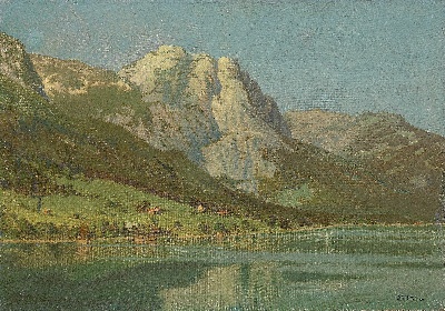 17-19世纪世界风景油画精选高清图集21 (7)的油画作品-风景第三季 (510)