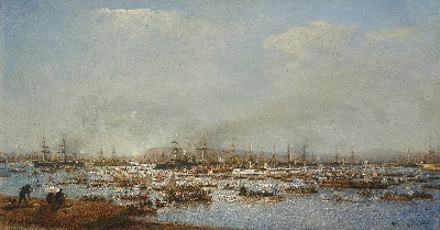17-19世纪世界风景油画精选高清图集21 (8)的油画作品-风景第三季 (608)