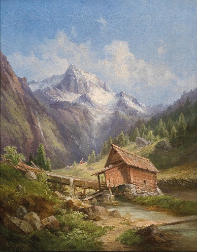 17-19世纪世界风景油画精选高清图集21 (8)的油画作品-风景第三季 (692)