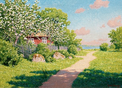 17-19世纪世界风景油画精选高清图集21 (9)的油画作品-风景第三季 (793)