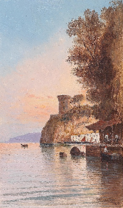 17-19世纪世界风景油画精选高清图集21 (9)的油画作品-风景第三季 (800)