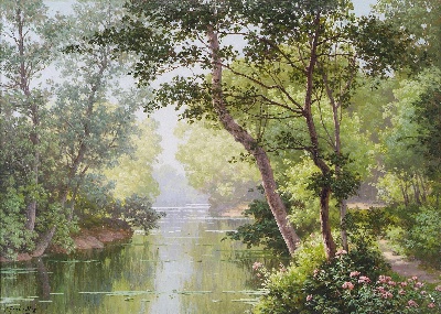 风景油画高清精选第二季 (11)的油画作品-0848#风景第二季MH-B