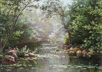 风景油画高清精选第二季 (11)的油画作品-0849#风景第二季MH-B