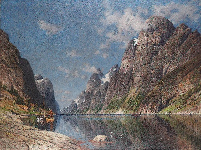 风景油画高清精选第二季 (13)的油画作品-0009#风景第二季MH-B
