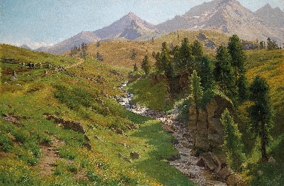 风景油画高清精选第二季 (17)的油画作品-0432#风景第二季MH-B