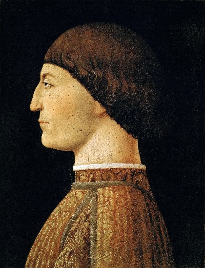 弗朗西斯卡作品的油画作品-Piero,_ritratto_di_sigismondo_malatesta