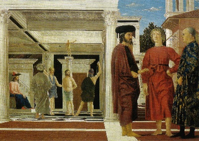 弗朗西斯卡作品的油画作品-Piero,_flagellazione_11