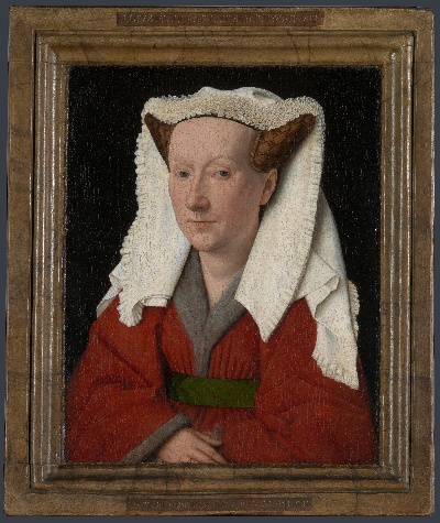扬·凡·艾克作品的油画作品-Jan van Eyck - Margaret, the Artist’s Wife