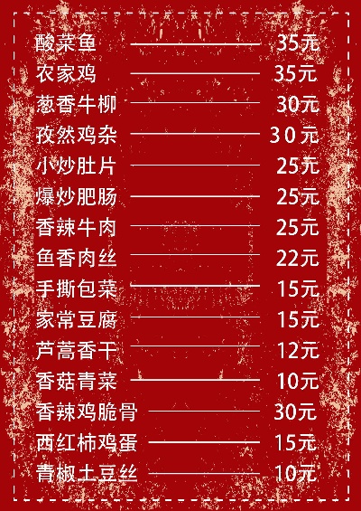 小吃价目表 (1)的PSD模板-小吃价目表 (13)反