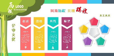 企业文化微粒体第二部分的PSD模板-素材 (60)