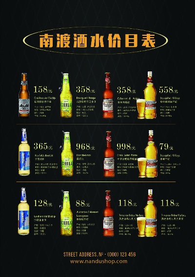 酒吧酒水单.000JPG预览目录的PSD模板-素材酒吧酒水单~~~~（18）反面