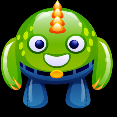 促销水印.常用图标的图标-green_monster_512x512