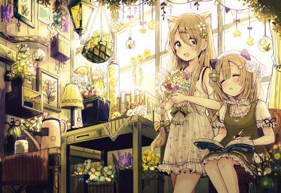 LoliHouse 2nd Anniversary Gift Wallpaper Part_08 Original的作品-(pid-70642993)朝のひととき