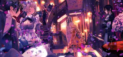 LoliHouse 2nd Anniversary Gift Wallpaper Part_08 Original的作品-(pid-73392962)Velvety Violet