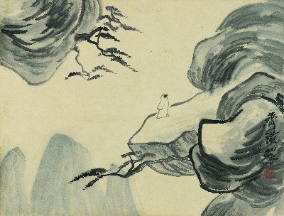 历代国画.源文件.借山图册（23开）单本的国画作品-齐白石借山图册（23开） (11)