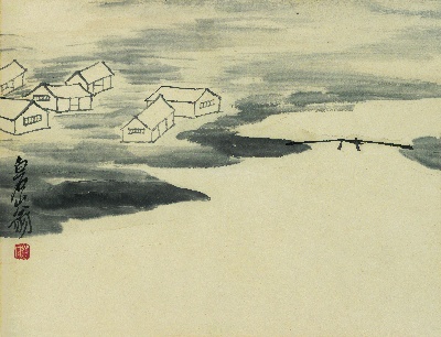 历代国画.源文件.借山图册（23开）单本的国画作品-齐白石借山图册（23开） (15)