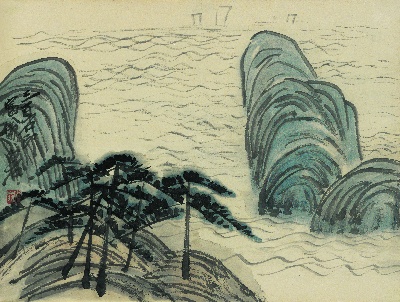历代国画.源文件.借山图册（23开）单本的国画作品-齐白石借山图册（23开） (16)