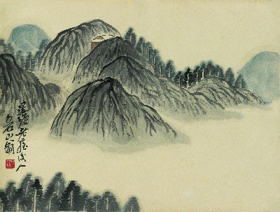 历代国画.源文件.借山图册（23开）单本的国画作品-齐白石借山图册（23开） (18)