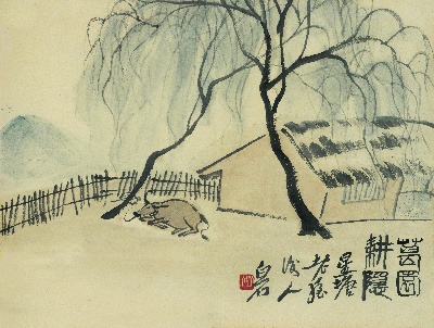 历代国画.源文件.借山图册（23开）单本的国画作品-齐白石借山图册（23开） (21)