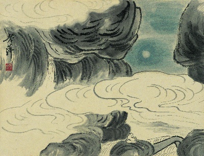 历代国画.源文件.借山图册（23开）单本的国画作品-齐白石借山图册（23开） (2)