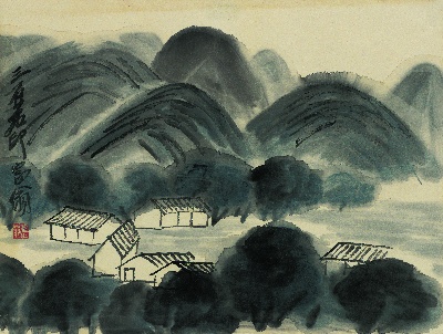 历代国画.源文件.借山图册（23开）单本的国画作品-齐白石借山图册（23开） (5)