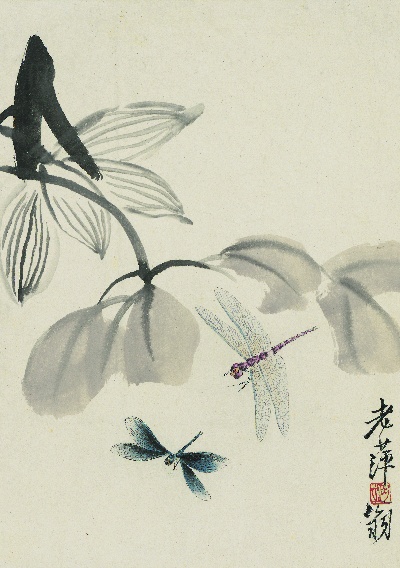 历代国画.源文件.册页20开单本的国画作品-齐白石拍照册页20开-15