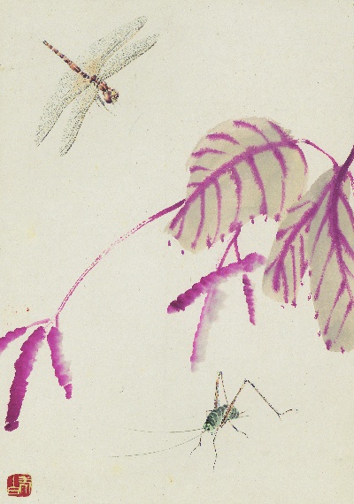 历代国画.源文件.册页20开单本的国画作品-齐白石拍照册页20开-18