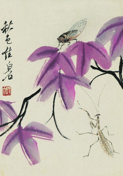 历代国画.源文件.册页20开单本的国画作品-齐白石拍照册页20开-19