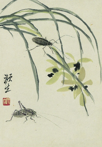 历代国画.源文件.册页20开单本的国画作品-齐白石拍照册页20开-05