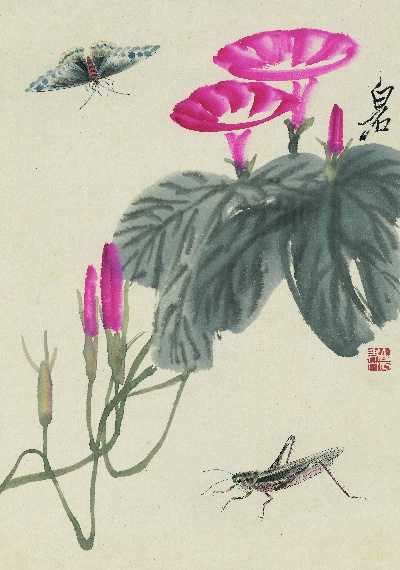 历代国画.源文件.册页20开单本的国画作品-齐白石拍照册页20开-10