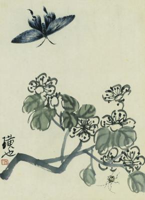 历代国画.源文件.册页20开单本的国画作品-齐白石拍照册页20开-01