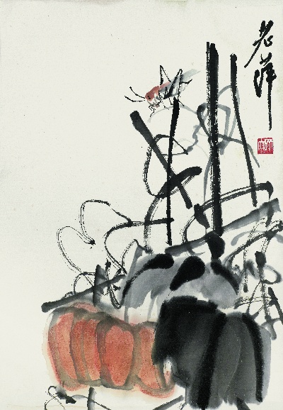 历代国画.源文件.册页83开的国画作品-齐白石83 (2)