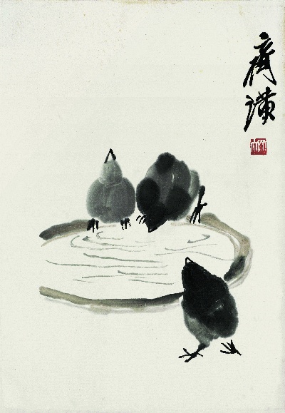 历代国画.源文件.散片16张的国画作品-齐白石-散片16幅628