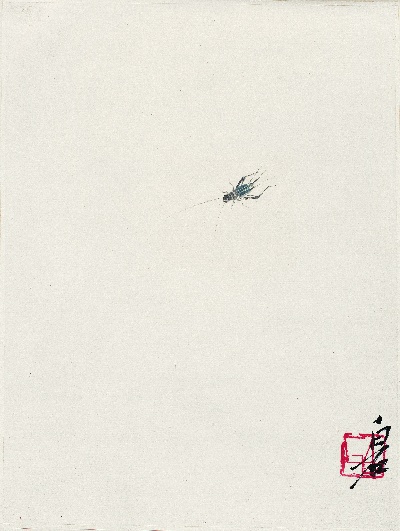 历代国画.源文件.昆虫册页7的国画作品-齐白石 编号00 (91)