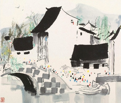 吴冠中作品集.吴冠中.01 作品TIF的国画作品-144#吴冠中2014MH057