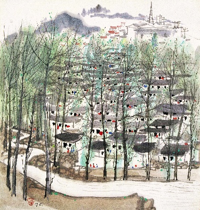 吴冠中作品集.吴冠中.01 作品TIF的国画作品-176#吴冠中2014MH057