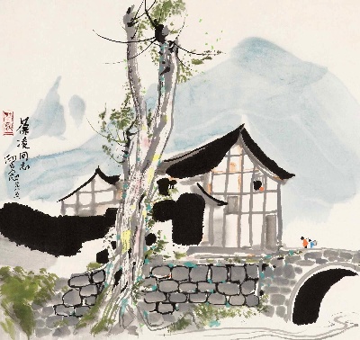 吴冠中作品集.吴冠中.01 作品TIF的国画作品-146#吴冠中2014MH057