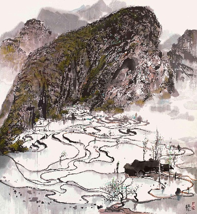 吴冠中作品集.吴冠中.01 作品TIF的国画作品-148#吴冠中2014MH057