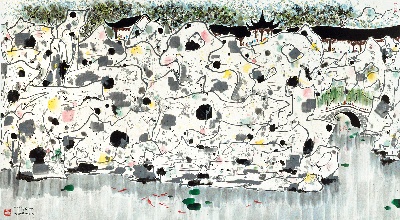 吴冠中作品集.吴冠中.03 作品TIF的国画作品-吴冠中108MH057
