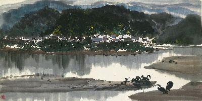 吴冠中作品集.吴冠中.03 作品TIF的国画作品-吴冠中109MH057