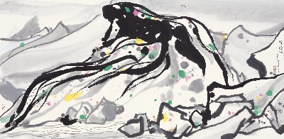 吴冠中作品集.吴冠中.03 作品TIF的国画作品-吴冠中68MH057