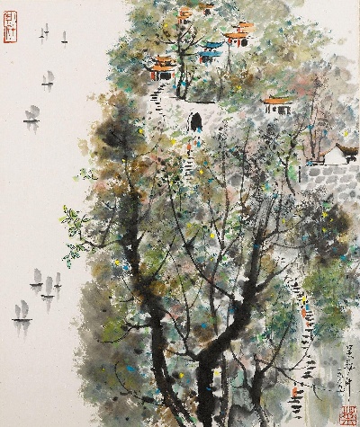 吴冠中作品集.吴冠中.03 作品TIF的国画作品-09#吴冠中MH057