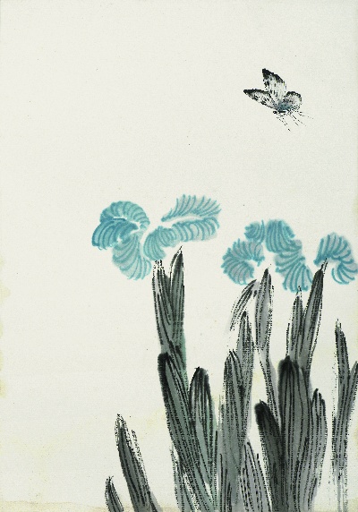 历代国画.源文件.齐白石拍照小片116开的国画作品-496