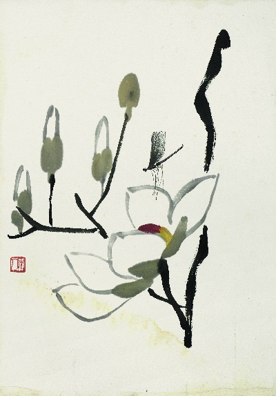 历代国画.源文件.齐白石拍照小片116开的国画作品-499